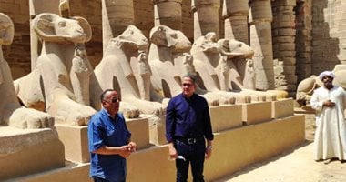 أخبار المحافظات اليوم.. ترميم 29 كبشا فى الكرنك بأيد مصرية