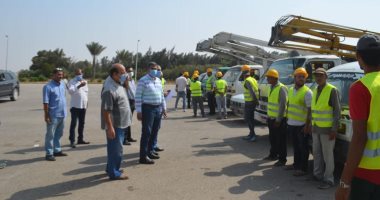 رئيس جهاز العاشر يتفقد الاستعدادات الأخيرة لاستقبال موسم الشتاء 