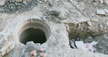 بالوعة بدون غطاء تهدد أهالى قرية نجير بمحافظة الدقهلية