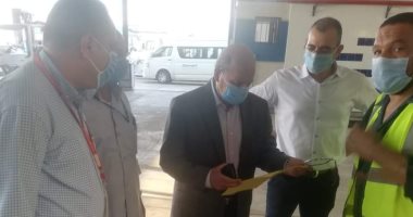 رئيس مصر للطيران للخدمات الأرضية يتابع سير العمل بمحطة مطار الغردقة 