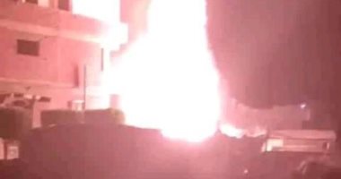 قارئ يشارك بصورة لانفجار محول كهرباء بقرية ميت حبيب فى الشرقية