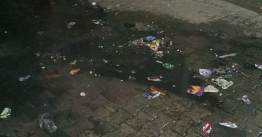 غرق شارع مصطفى حافظ في بشتيل بمياه الصرف الصحى.. سيبها علينا
