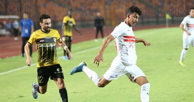 فيديو.. أوناجم يهدد مرمى الإنتاج الحربى بعد فاصل مهارى لمصطفى فتحى