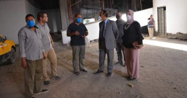 نائب محافظ المنيا يتفقد الأعمال الإنشائية بالمتحف الآتونى