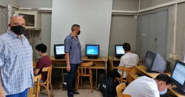 الجيزة تبدأ الاختبارات الإلكترونية لمدارس المتفوقين STEM.. صور
