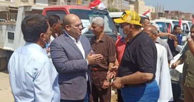 محافظة الجيزة تعيد تأهيل مخرات السيل بمناطق الودى والديسمى بالصف وأطفيح