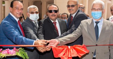 رئيس جامعة طنطا يفتتح المبنى التعليمى الجديد لكلية التربية النوعية