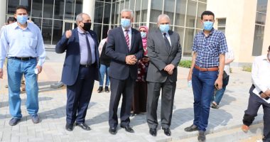 رئيس جامعة المنوفية يتفقد التجهيزات النهائية لمعهد تكنولوجيا المعلومات