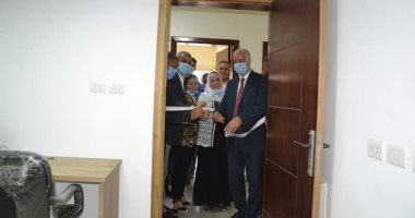 رئيس جامعة الإسكندرية يتفقد مركز طه حسين للمكفوفين