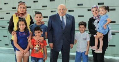 مدير مكتبة الإسكندرية يستقبل أسرتي "المنسي" و"الشبراوي"