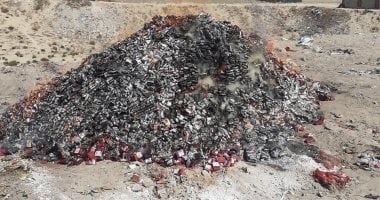 صحة شمال سيناء تعدم سجائر وأدخنة لعدم صلاحيتها وغير مطابقة للمواصفات