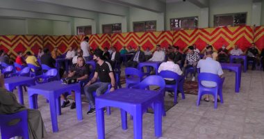 نادى المنصورة يقيم عزاء للكابتن عزمى مجاهد.. صور