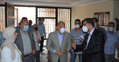 محافظ المنيا يتفقد التجهيزات النهائية بالمعهد الفنى الصحى بمركز سمالوط