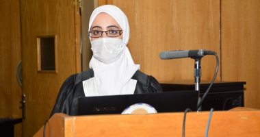 نائب رئيس جامعة أسيوط يشهد مناقشة أول رسالة ماجستير فى التربية رياض أطفال