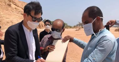  سفير كوريا الجنوبية يختتم زيارتة الى أسوان بجولة فى معبد أبوسمبل.. صور
