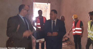 أمين المجلس القومى لأسر الشهداء يتفقد أعمال تطوير العيادات الطبية 