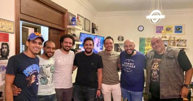 جلسات عمل تجمع سامح عبد العزيز ومصطفى خاطر وحمدى الميرغنى من أجل "مطبعة هرم"