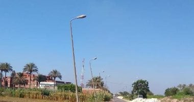 إحالة رئيس وحدة "انشاص الرمل" بالشرقية للتحقيق بسبب ميل أعمدة الإنارة