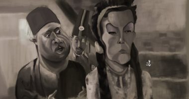 "عمر" فنان يشارك صحافة المواطن برسومات كاريكاتير للمشاهير