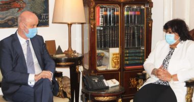 وزيرة الثقافة تبحث مع سفير أسبانيا سبل دعم وتعزيز التعاون بين البلدين 