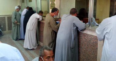 صور .. إقبال على المراكز التكنولوجيا ببنى سويف لإنهاء إجراءات التصالح 