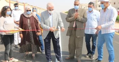 محافظ جنوب سيناء يفتتح طريقى المدرسة المصرية اليابانية وجامعة الملك سلمان