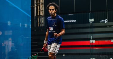 طارق مؤمن بطل الاسكواش يحتفل بعيد ميلاده رقم 33