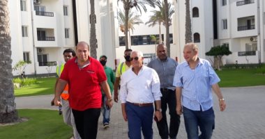 محافظ بورسعيد يتفقد آخر تطورات الأعمال بقرية "بالما" السياحية تمهيدا لافتتاحها