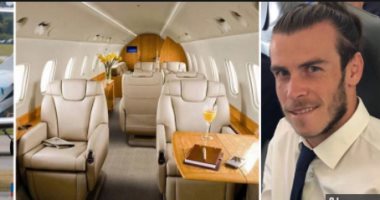 طائرة التوقيع مع جاريث بيل.. استقلتها الملكة الشهر الماضي وتسير بسرعة 490 ميلًا.. صور