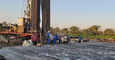 حفر 8 آبار استعواضية للمياه الجوفية بالخارجة.. صور