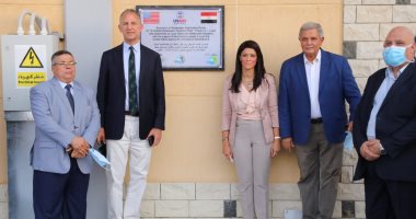 وزيرة التعاون الدولى تفتتح توسعات محطة معالجة مياه الصرف بالأقصر.. صور