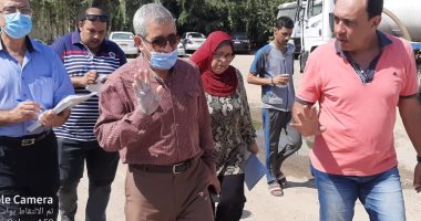سكرتير عام بورسعيد يتفقد محطات الصرف وجراج القابضة للمياه.. صور