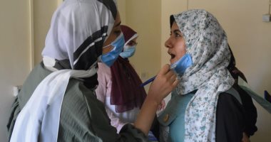 بدء إجراءات الكشف الطبى على طلاب المستجدين بجامعة الفيوم