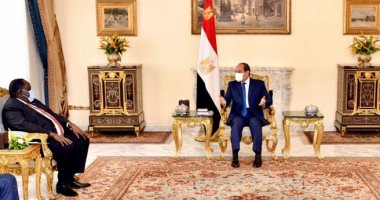 السيسى يتلقى دعوة من "سلفا كير" للمشاركة فى مراسم التوقيع النهائى على اتفاق السلام بين الحكومة السودانية الانتقالية والحركات المسلحة.. الرئيس: ترسيخ الأمن والاستقرار هو الركيزة الضامنة للتنمية والتقدم