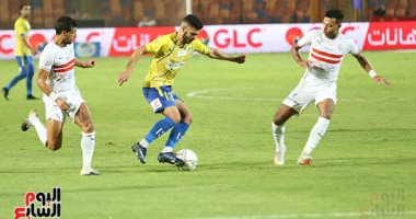 شوط سلبي بين الزمالك وطنطا في الدروي ومحمود علاء يهدر ركلة جزاء