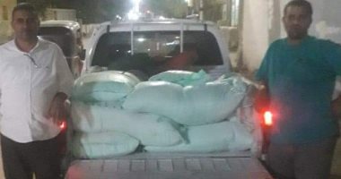 ضبط نصف طن دقيق بلدى مدعم قبل بيعها فى السوق السوداء بالفيوم