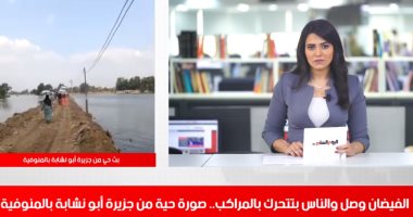 بث مباشر من داخل قرية أبو نشابة بالمنوفية.. الأهالى يؤكدون لـ"تليفزيون اليوم السابع": القيادات التنفيذية تحركت لإنقاذنا بعد ارتفاع منسوب النيل مباشرة.. والحياة عادت لطبيعتها والمحافظ وعدنا بتعويضات