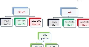 تسجيل وفاة حالة إصابة بكورونا في شمال سيناء خلال الـ24 ساعة الماضية