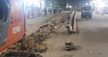 محافظة الجيزة تبدأ توصيل الغاز الطبيعى لمدينة البدرشين.. صور