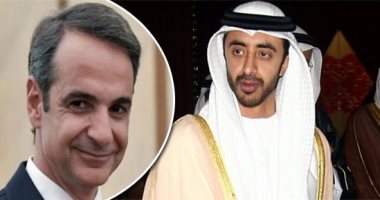 وزير الخارجية الإماراتى ورئيس الوزراء اليونانى يبحثان عددا من القضايا الإقليمية