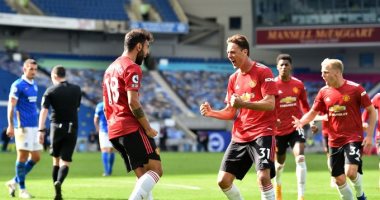 ملخص وأهداف مباراة برايتون ضد مانشستر يونايتد فى الدوري الإنجليزي