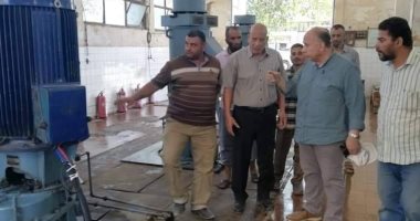رئيس مصلحة الميكانيكا بالرى يتفقد استعداد المحطات لمواجهة موسم الأمطار والسيول