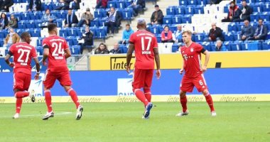 هوفنهايم ضد البايرن.. شوط أول مثير والبافاري يتأخر 2-1 "فيديو"