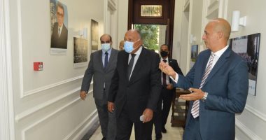 سامح شكرى يفتتح المقر الجديد لمركز القاهرة لتسوية النزاعات وحفظ السلام 