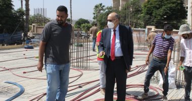 القائم بعمل رئيس جامعة طنطا يؤكد على سرعة إنجاز الأعمال بالأبنية الجديدة