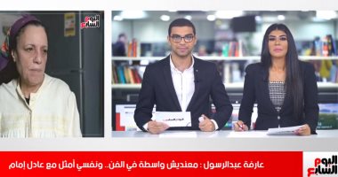 عارفة عبد الرسول تكشف لـ تليفزيون اليوم السابع تفاصيل أزمة صورتها بالمايوه "فيديو"