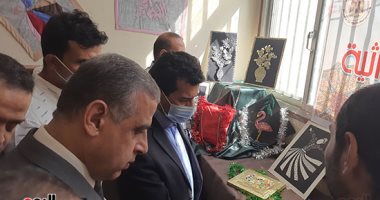 وزير الشباب يتفقد نهائيات أولمبياد الطفل المصرى بمشاركة 4462 لاعبا بسوهاج
