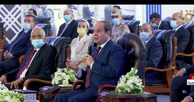 السيسى: مجمع مسطرد توقف 10 سنوات بسبب أحداث 2011 وحرمنا من مكتسبات اقتصادية