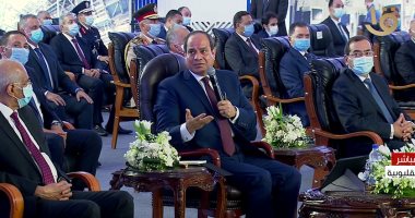 السيسى محذرا المصريين: "اوعوا توصلوا بلدكم للخراب والدمار والتدمير"