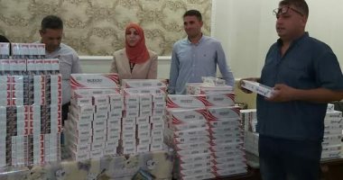 التموين تضبط 6600 عبوة سجاير مجهولة المصدر بالجيزة